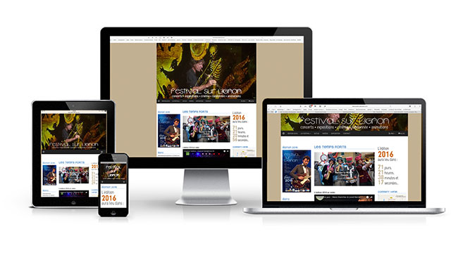 www.festivalsurlignon.org : nouveau site responsive